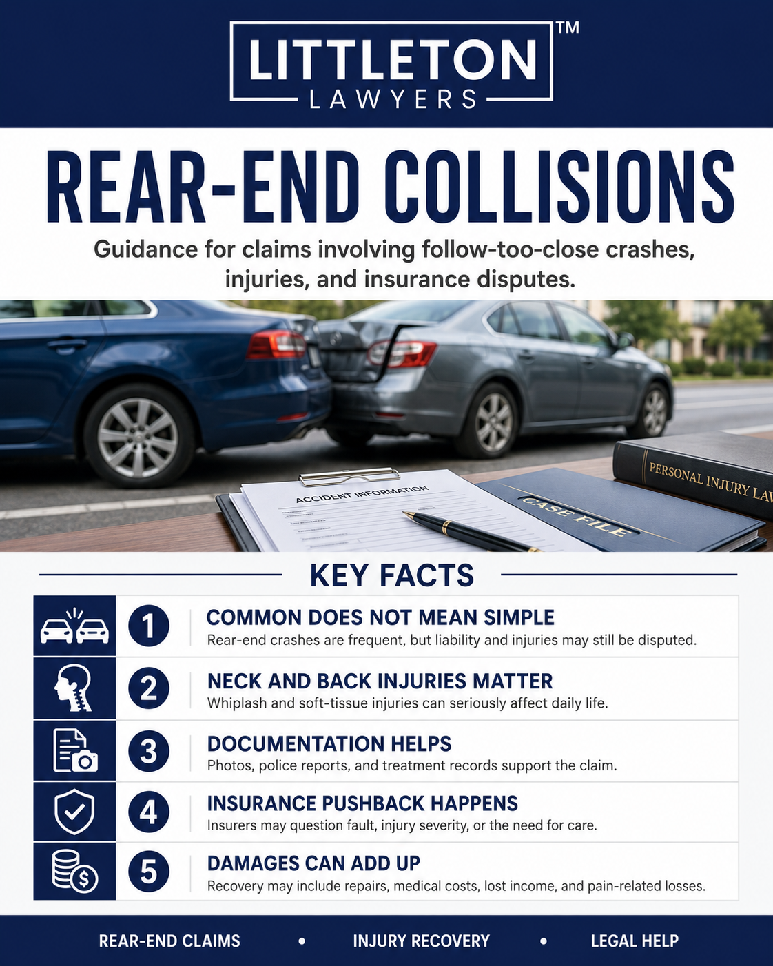 Rear-End Collision Attorney Infographic